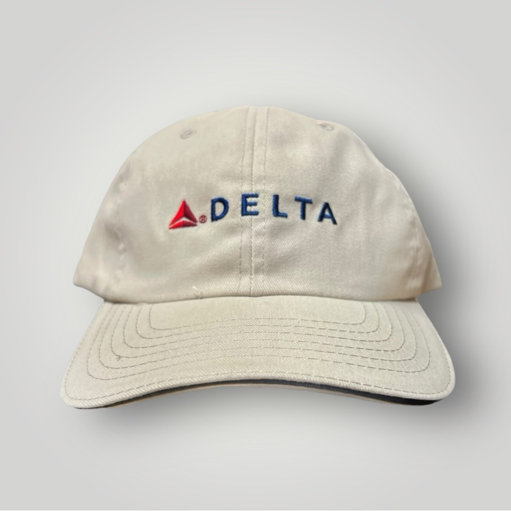 Delta Air Lines Adjustable Baseball Hat One Size Fits Most Collectible New